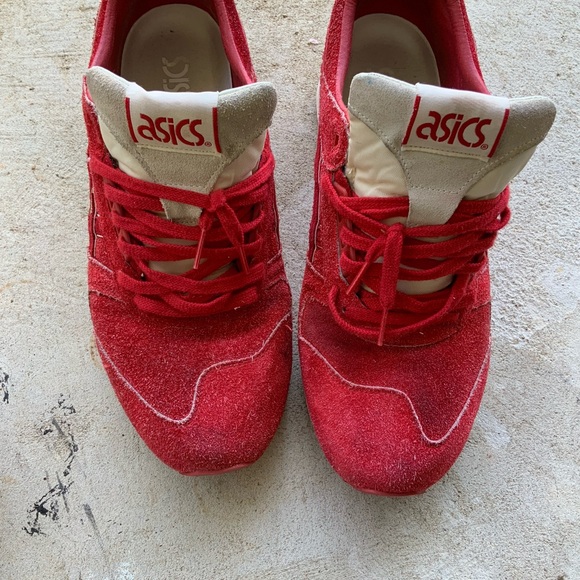 ASICS GEL Respector Red 4th of July Athletic Sneakers H6U3L Mens Size 11.5 - Picture 2 of 11